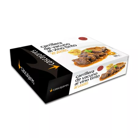 Beef Cheeks in Red Wine with Potato Gratin