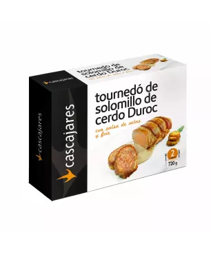 Tournedos de filet de porc Duroc à la sauce aux champignons et au foie gras