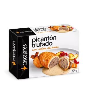 Truffled Picantón with mushroom sauce | Cascajares